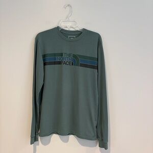 The North Face Men's Forest Green Long Sleeve Tee